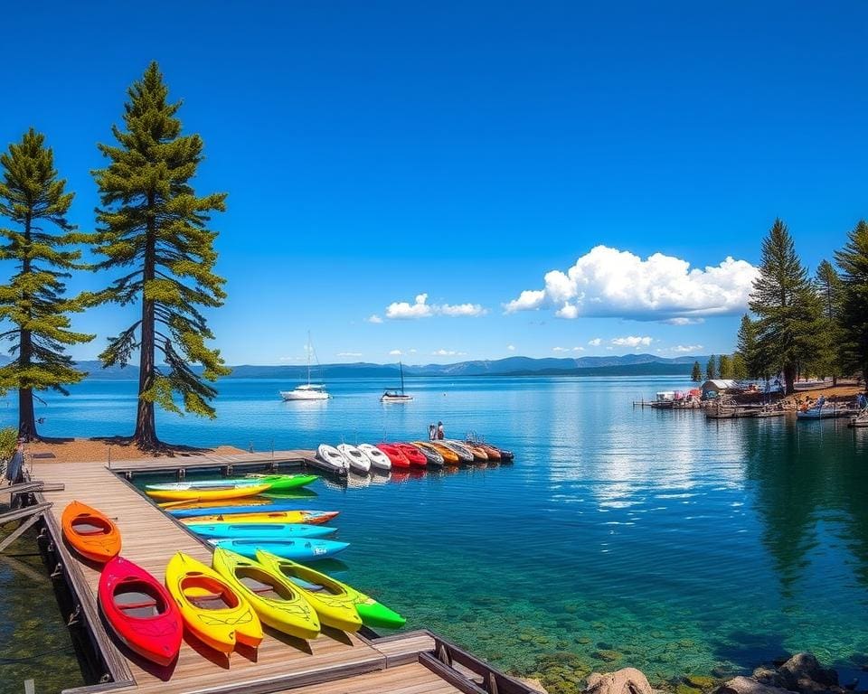 Bootsverleih am Lake Tahoe