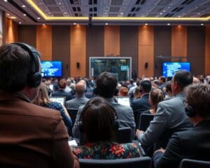 Dolmetscher: Simultandolmetschen bei internationalen Konferenzen