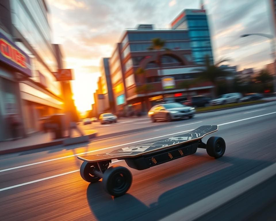 E-Longboards Geschwindigkeit mit Stil