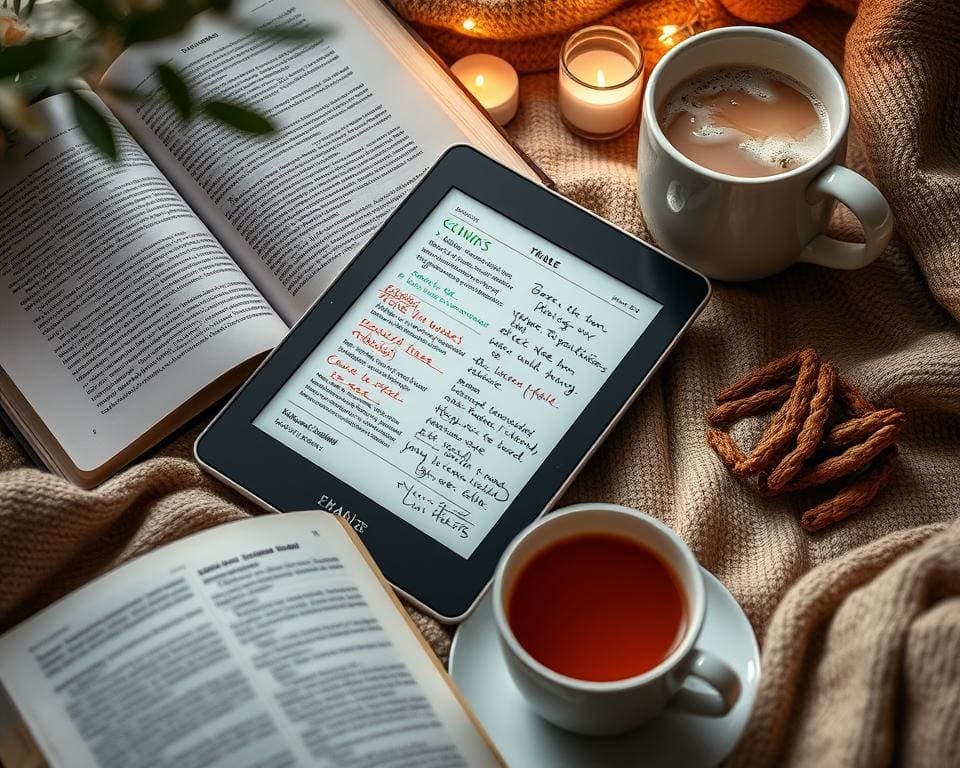 E-Reader mit Annotationen