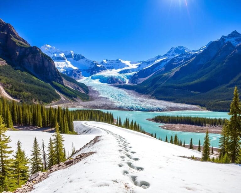 Gletscherwanderungen im Banff-Nationalpark, Alberta