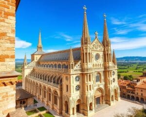 Gotische Kathedralen in Orvieto, Italien