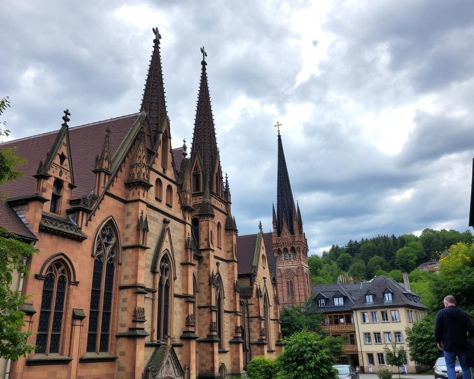 Gotische Kirchen in Freiburg, Deutschland