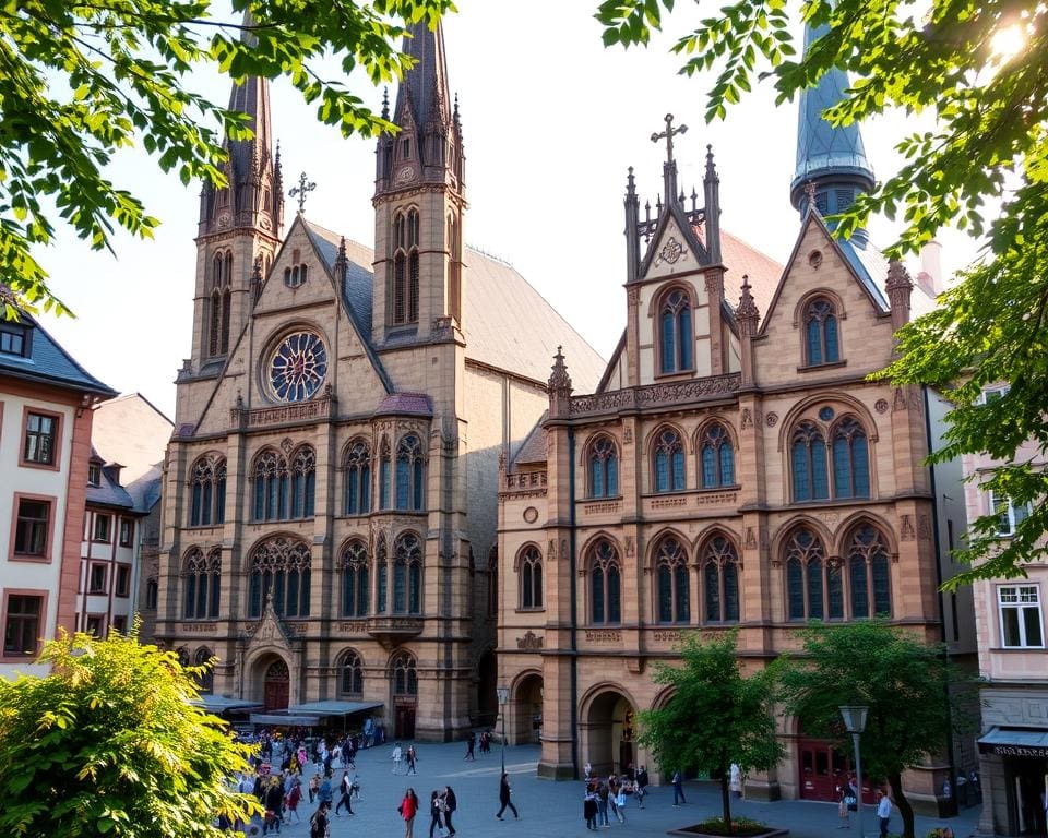 Gotische Kirchen in Freiburg, Deutschland