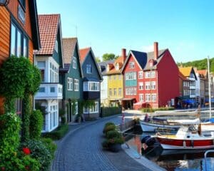 Historische Altstadt von Stavanger, Norwegen