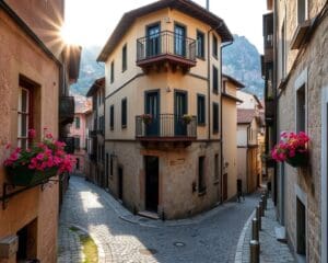 Historische Gassen in Ohrid, Nordmazedonien