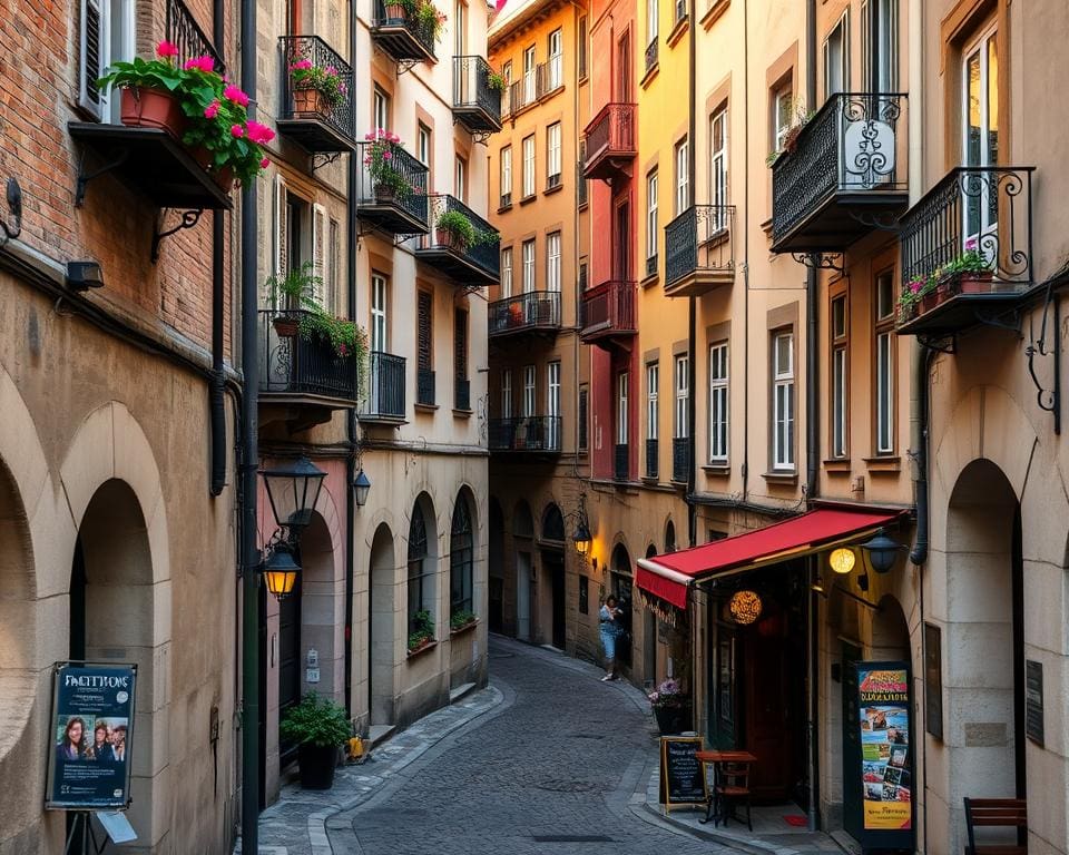 Historische Gassen in San Sebastián