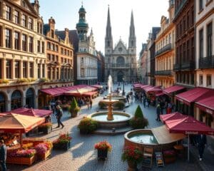 Historische Plätze in Antwerpen, Belgien