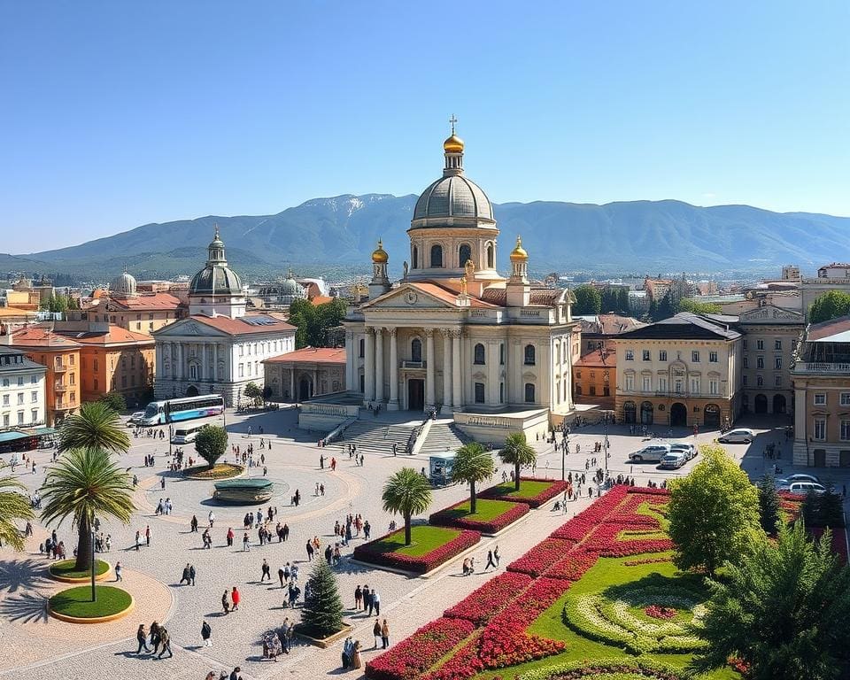 Historische Plätze in Sofia, Bulgarien