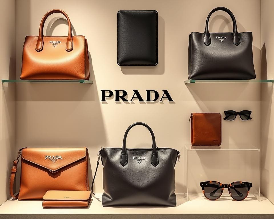 Hochwertige Accessoires von Prada