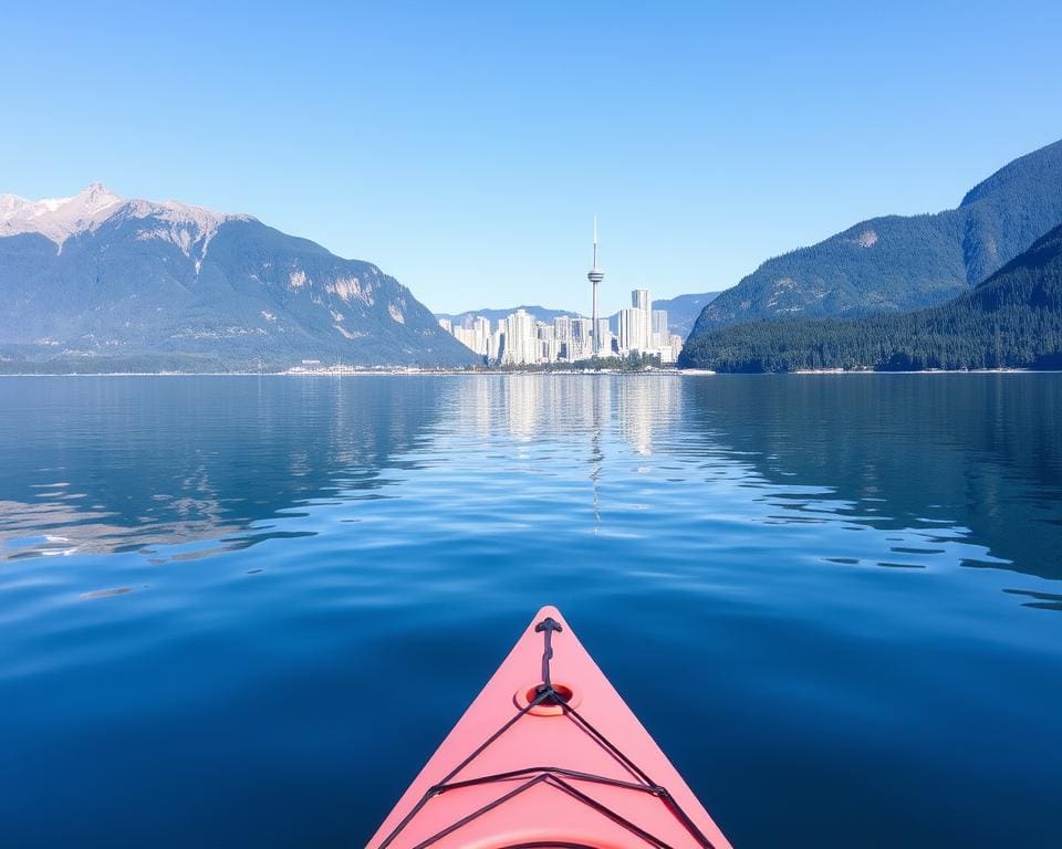 Kajakfahren in Vancouver, British Columbia