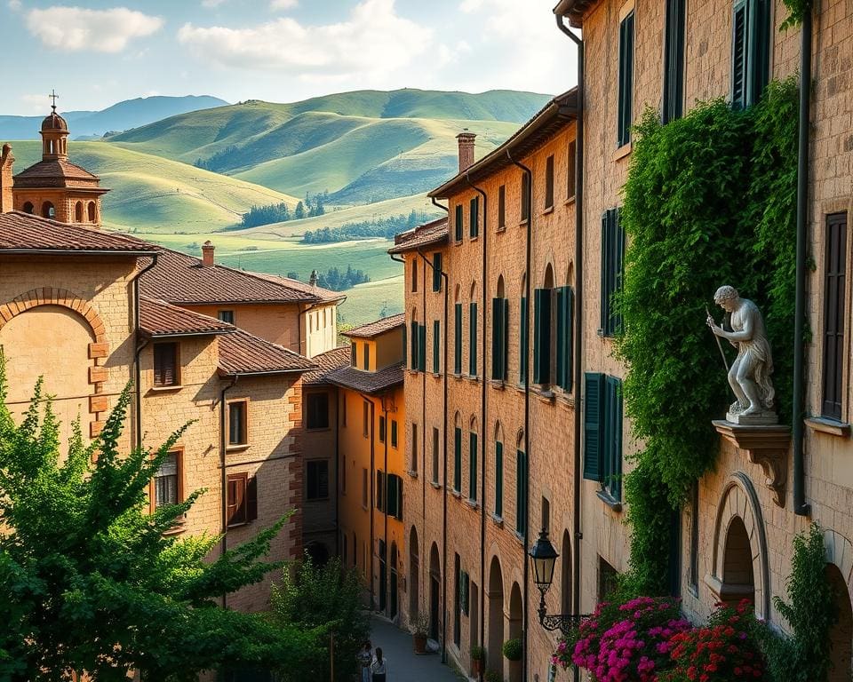 Renaissance-Kunst in Pienza, Italien