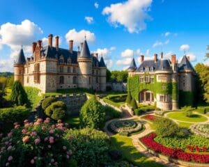 Renaissance-Schlösser in Loches, Frankreich