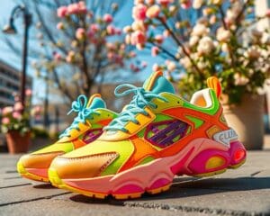 Sneaker in Neonfarben: Der Frühlingstrend 2024