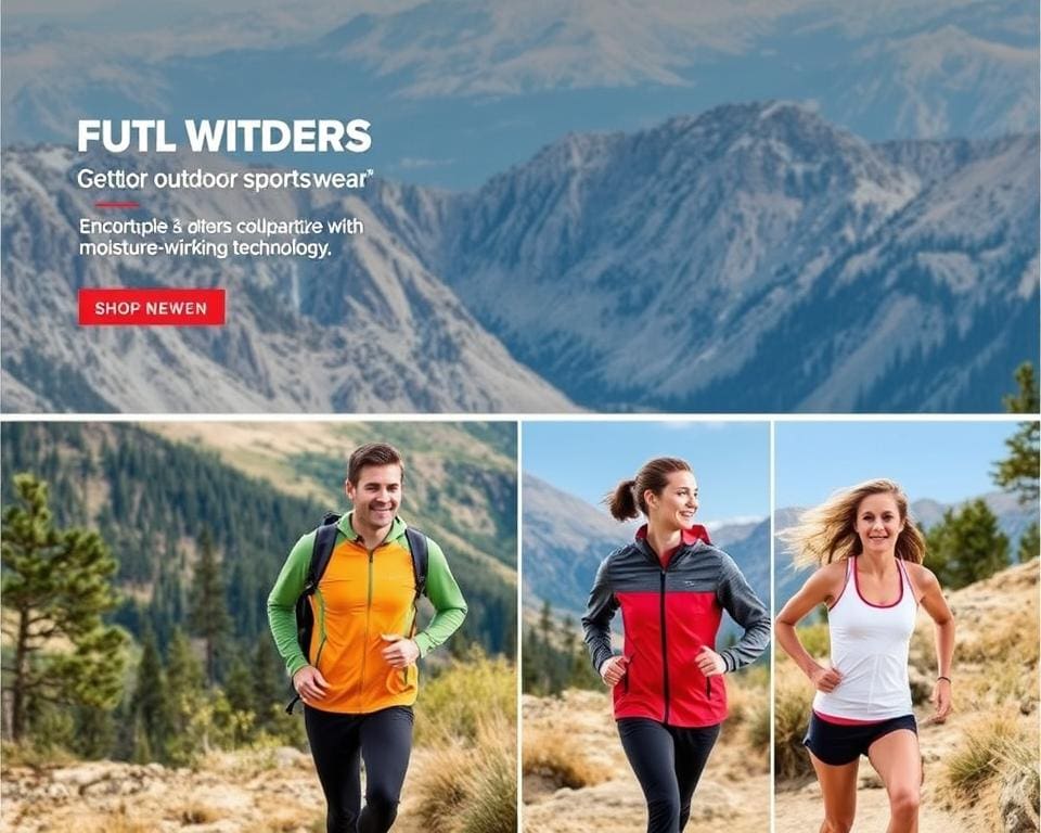 Stylische Sportbekleidung für Outdoor-Aktivitäten