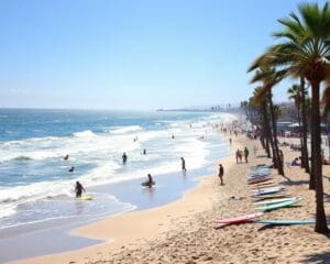 Surfen lernen in Huntington Beach, Kalifornien