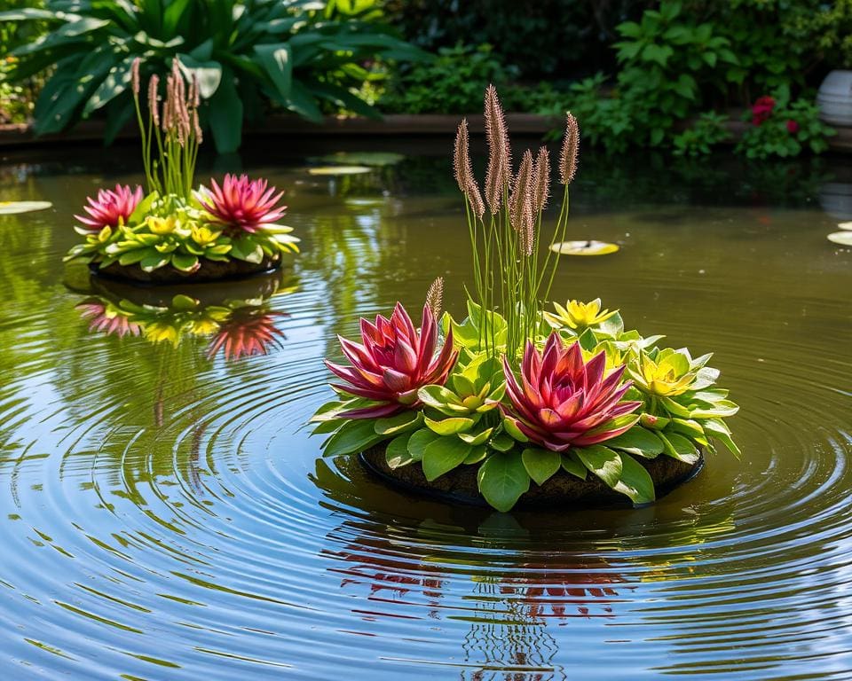 Wasserpflanzen Teich