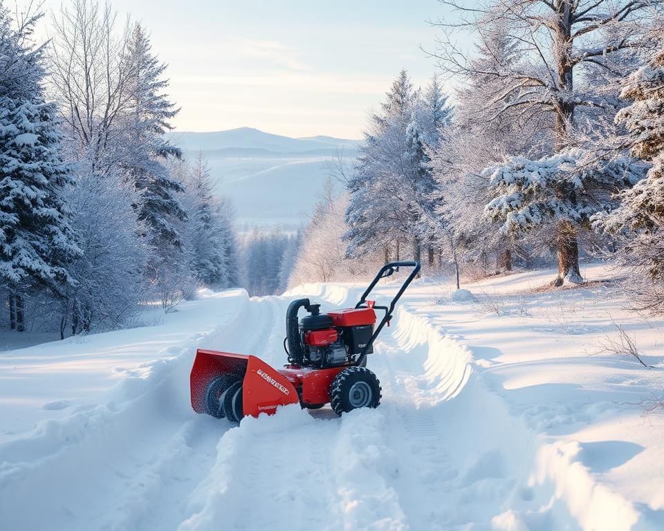 Winterdienst Schnee entfernen energieeffizient