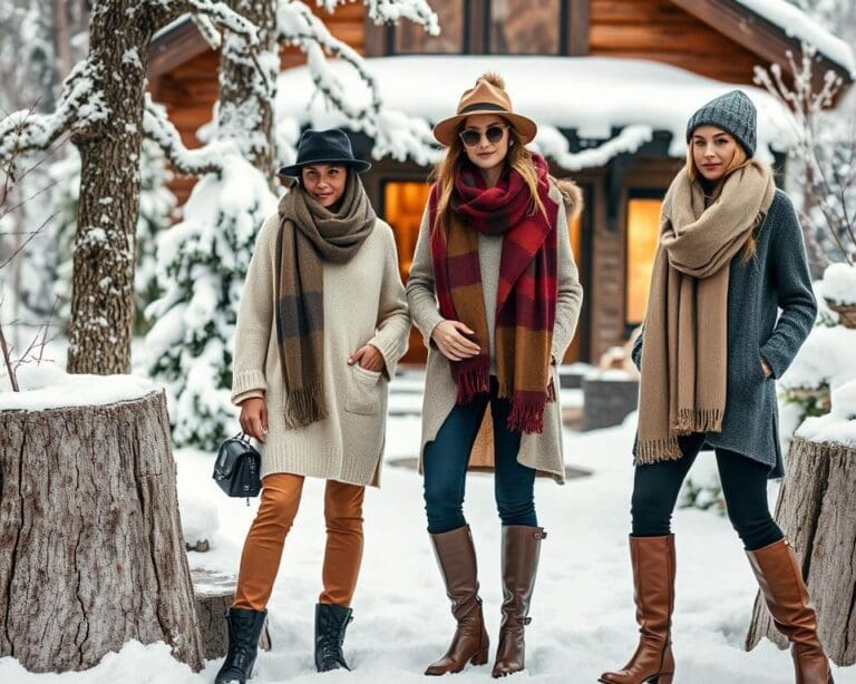 trendige Winteroutfits mit Kaschmirpullovern Was hilft gegen trockene Haut im Winter?