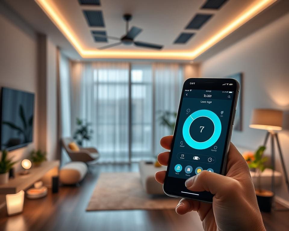 Lichtsteuerungs-App für Smart Homes