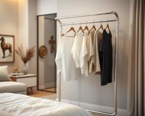 Design-Kleiderständer aus Metall für das Schlafzimmer