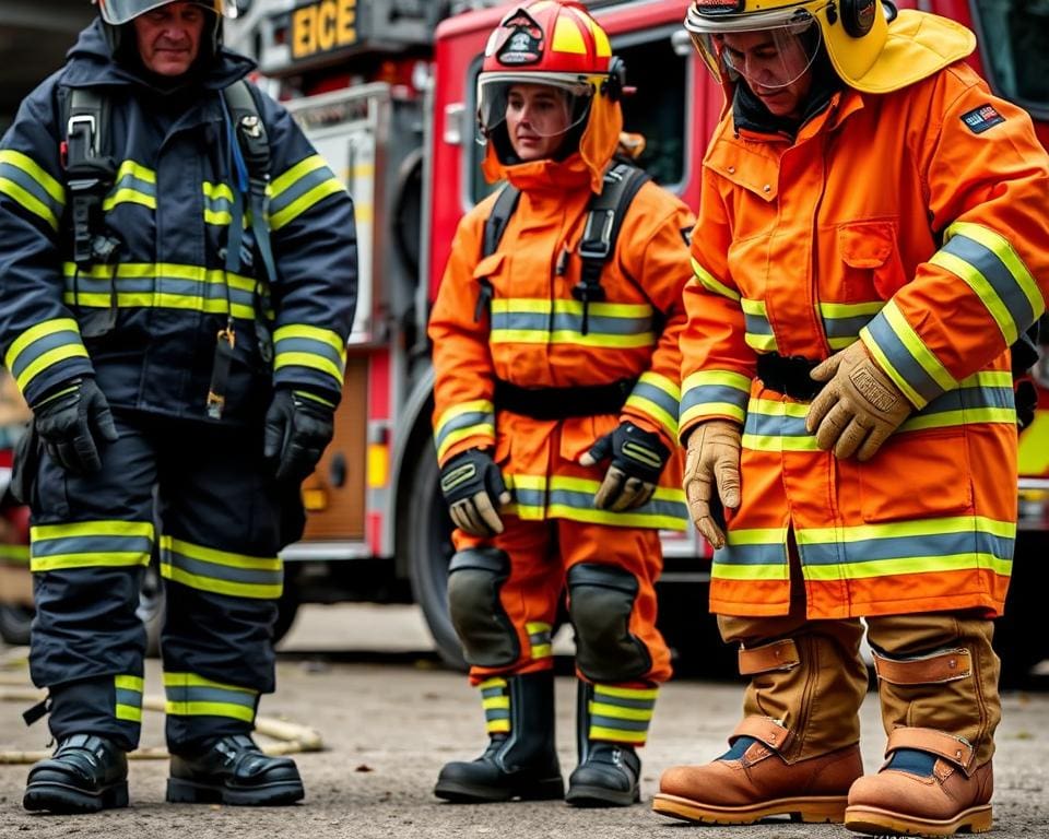 Einsatzkleidung für Feuerwehrleute