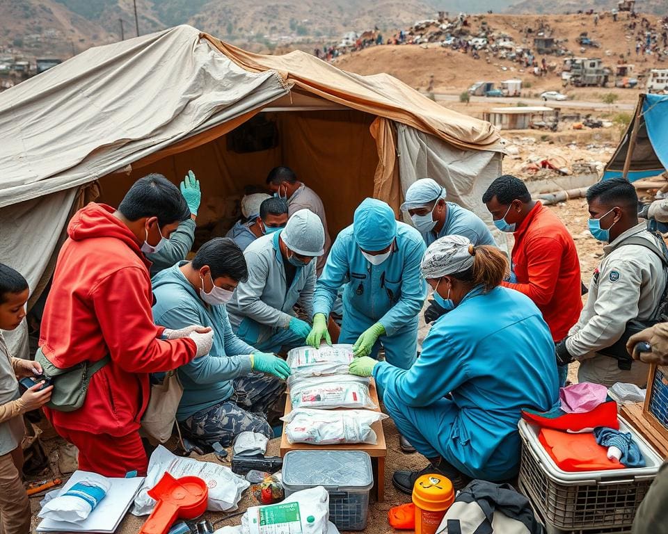 Medizinische Teams in Krisengebieten