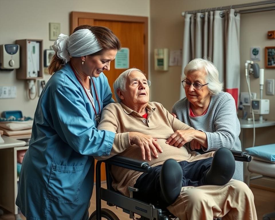 physische Belastungen in der Altenpflege