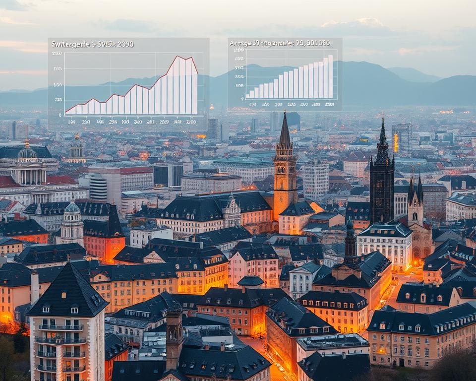 Durchschnittsmiete in der Schweiz und Vergleich zu Mietpreisen Europa