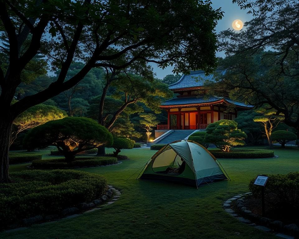 Japan: Was passiert bei illegalem Zelten in Tempelgärten? 🇯🇵