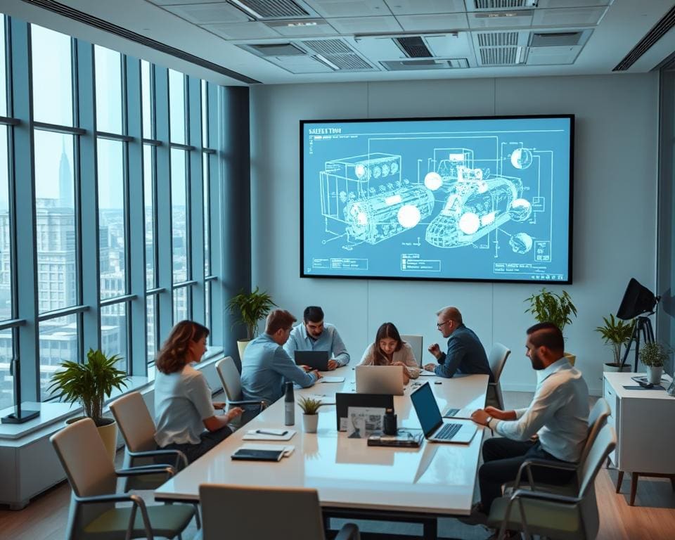 Prozessoptimierung mit digitalen Zwillingen im Büro