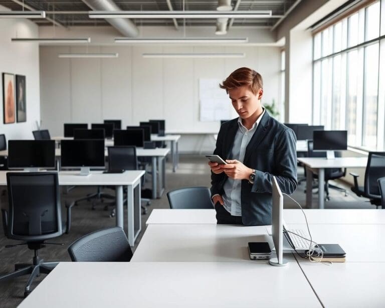 Werden Arbeitsplätze bald per App reserviert?