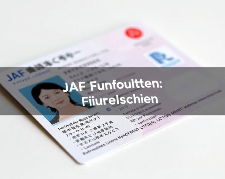 Wie vermeidet man Übersetzungsfehler bei JAF? 🇯🇵