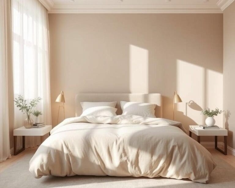 Wie wirkt dein Schlafzimmer ruhiger durch Farbe?
