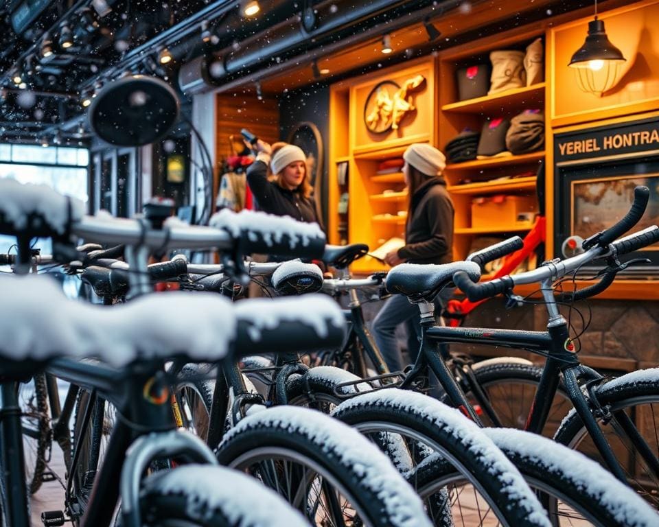 Fahrradverleih Winterbetrieb