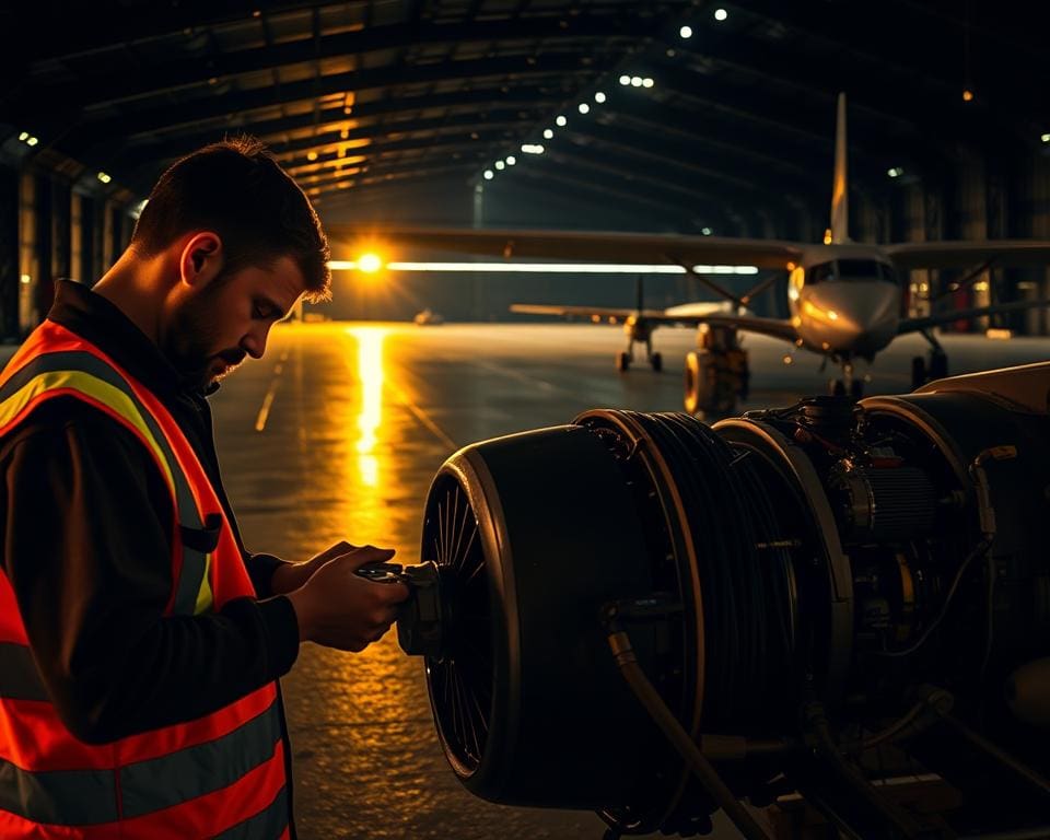 Flugzeugwart Nachtarbeit Struktur