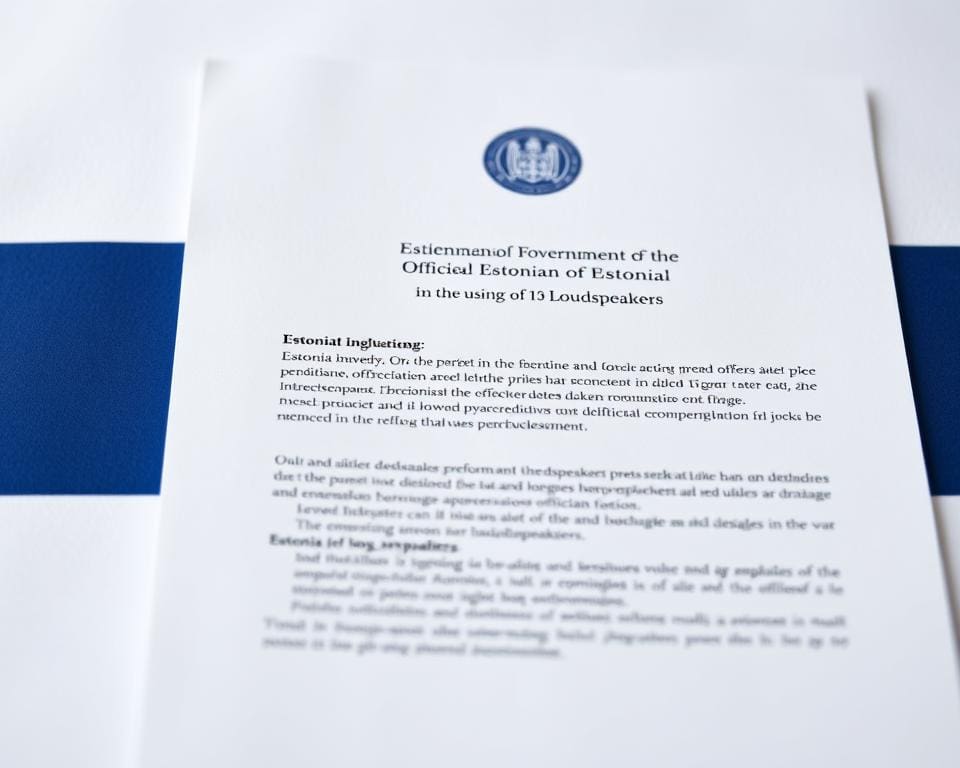 Genehmigungen für Lautsprecher Estland