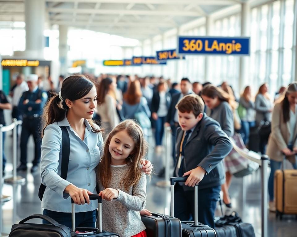 Passagierbetreuung am Flughafen