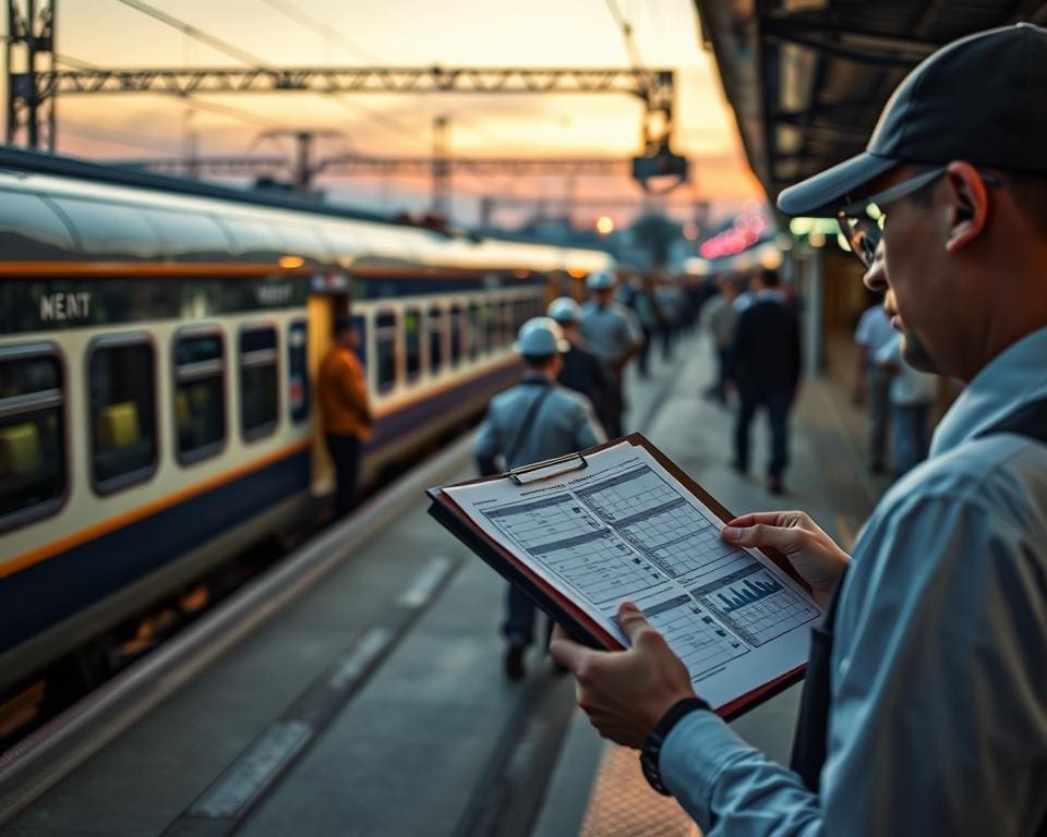 Was sind Aufgaben eines Serviceplaners bei Zügen?