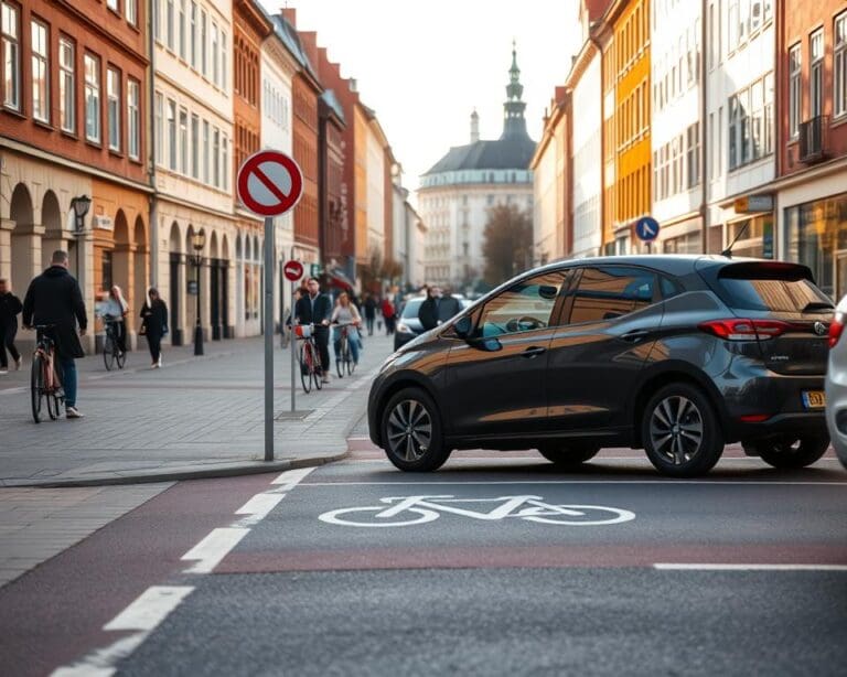 Welche Buße bei Parken auf Radwegen in DK? 🇩🇰