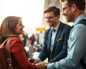Wie hilft ein Serviceagent am Flughafen?