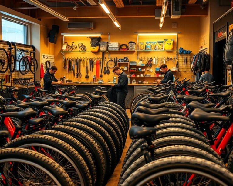 Wie organisiert ein Fahrradverleih den Winterbetrieb?