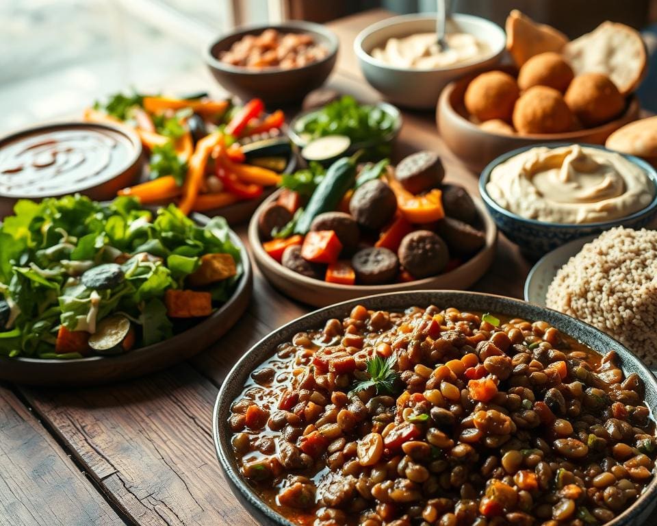 proteinreiche vegetarische Gerichte