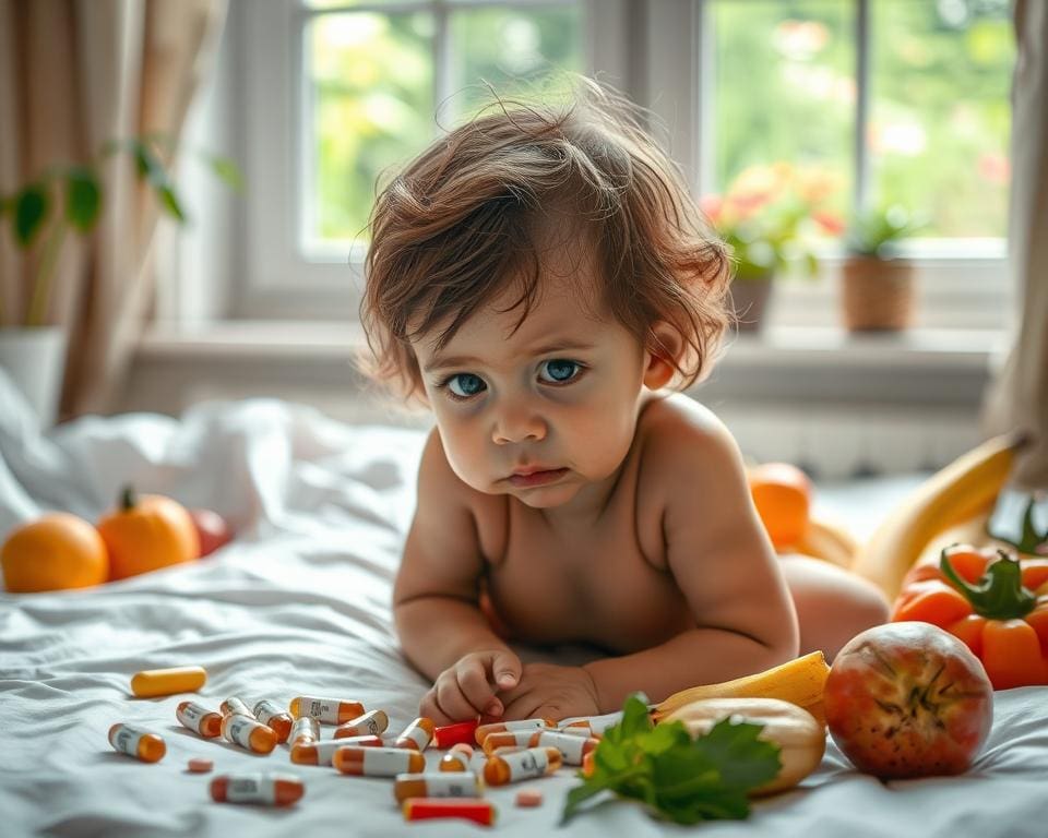 Mangel an Vitaminen bei Kindern