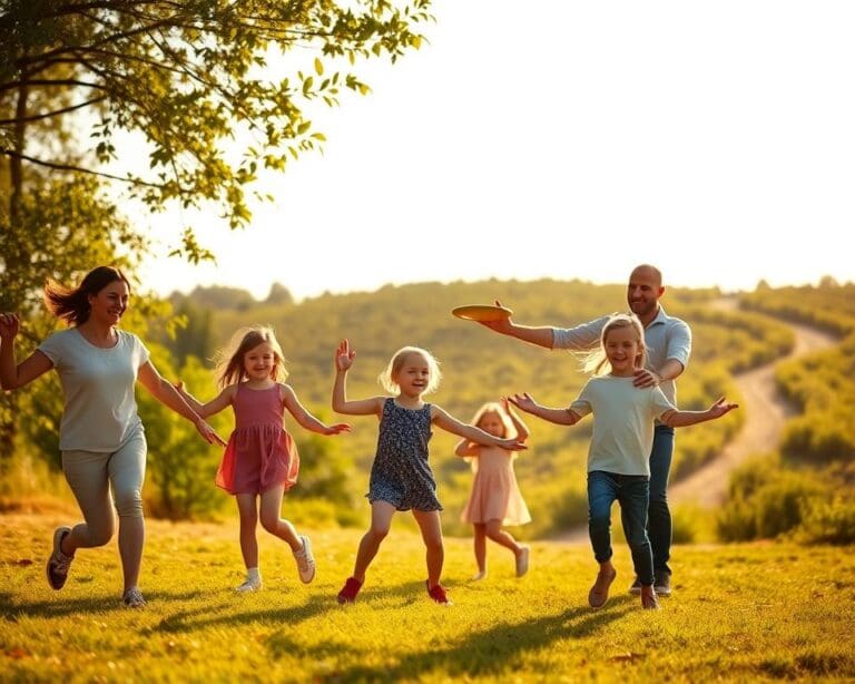 Gesunde Familienaktivitäten
