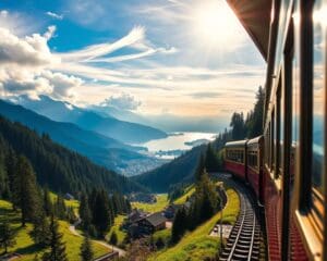 Mit der Zahnradbahn auf den Rigi