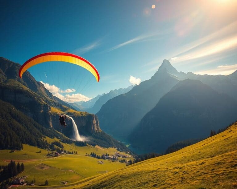 Paragliden im Lauterbrunnental