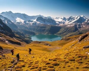 Wie plane ich aktive Ferien in den Alpen?