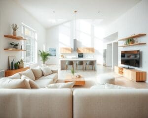 Wie richte ich offene Räume ein?