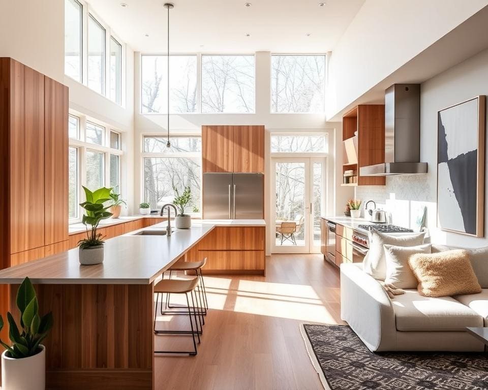 Welche Kuche eignet sich fuer offene Wohnkonzepte?